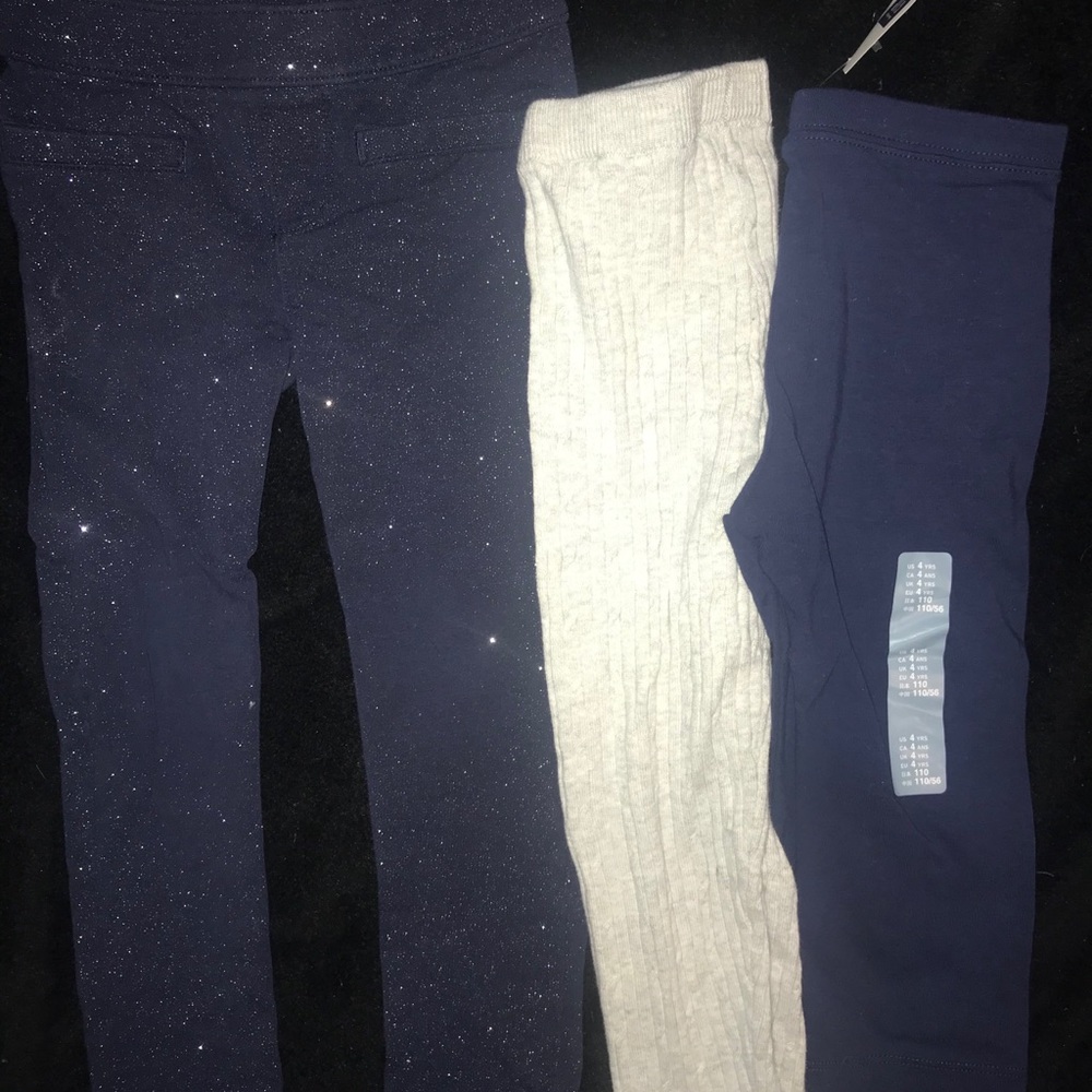 🍭 3ea legging & jegging pant lot 4T🍭